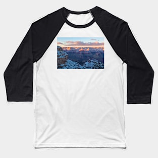 Grand Canyon in Winter Baseball T-Shirt